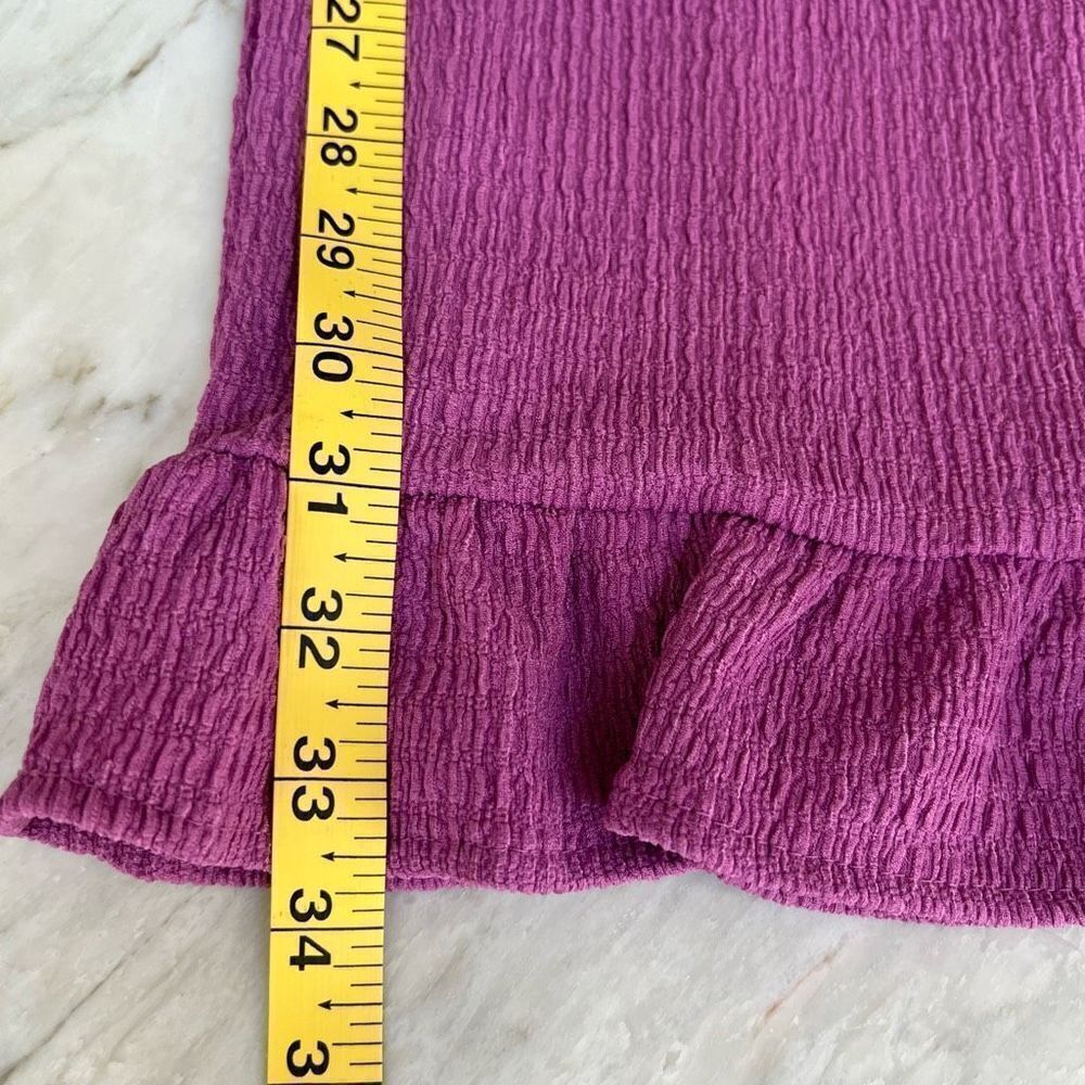 Bebe smocked mini dress in lilac color size M NWT - Picture 4 of 4